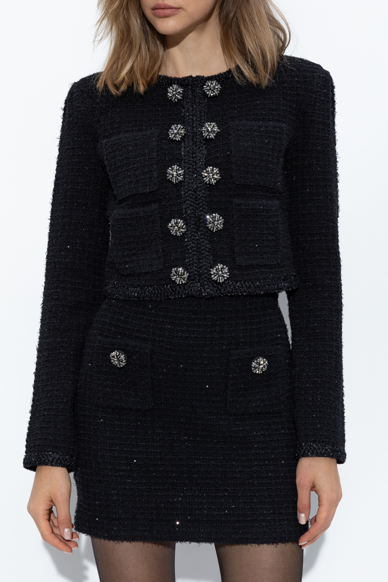 Self-Portrait Tweed Jacket | Women's Clothing | Vitkac